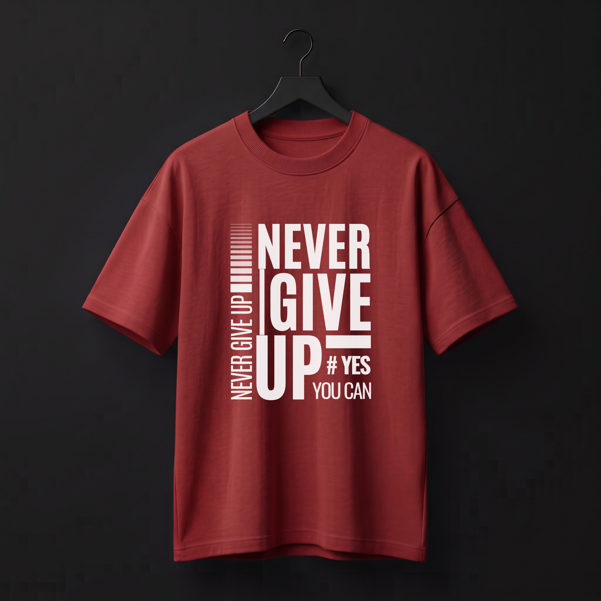 Never give up