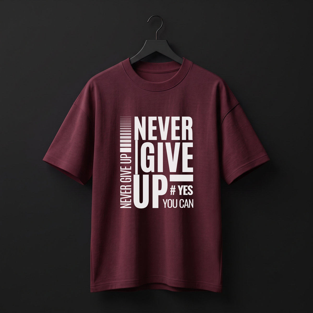Never give up