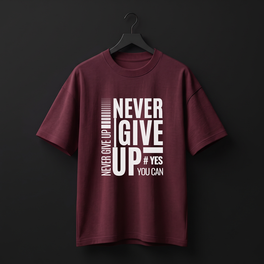 Never give up