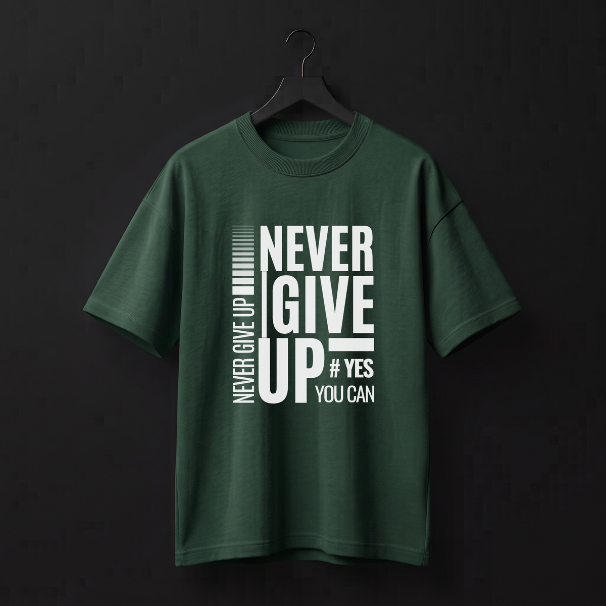 Never give up